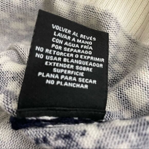 Nue Options Women’s Long Sleeve Button Down Cardigan Navy Blue and Off White 2X - Picture 11 of 13